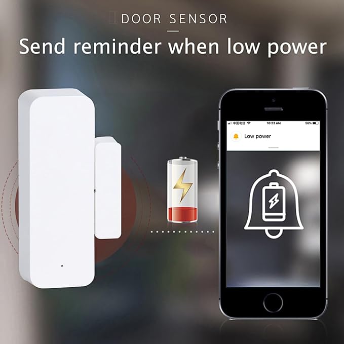 WiFi Door Sensor Window Detector: Smart Window Contact Sensor, Wireless - Image 6