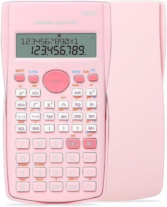 Scientific Calculator, 2 Line Cute Scientific Math Calculator Function by NIODEL