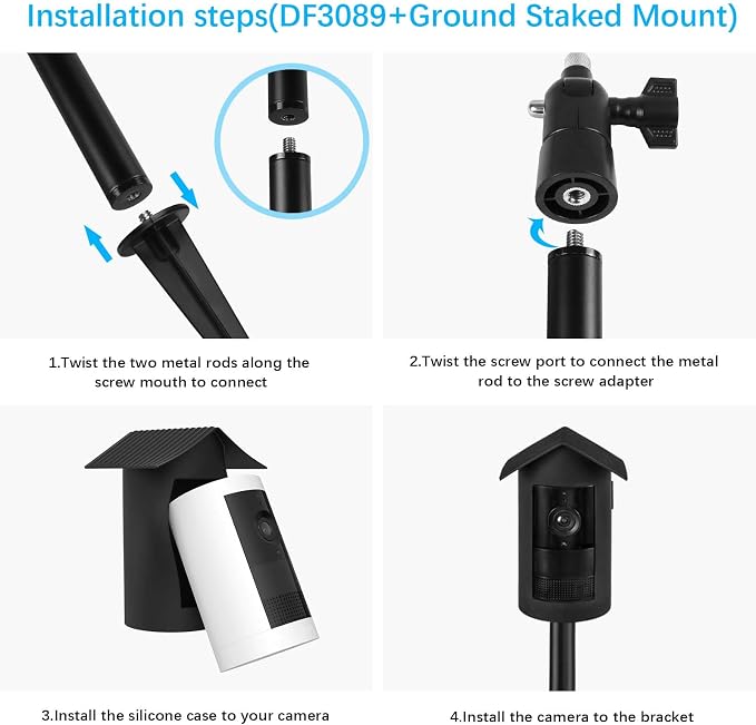 HOLACA Spike Pole Mount Ground Stake and Weatherproof Silicone Skin - Image 6