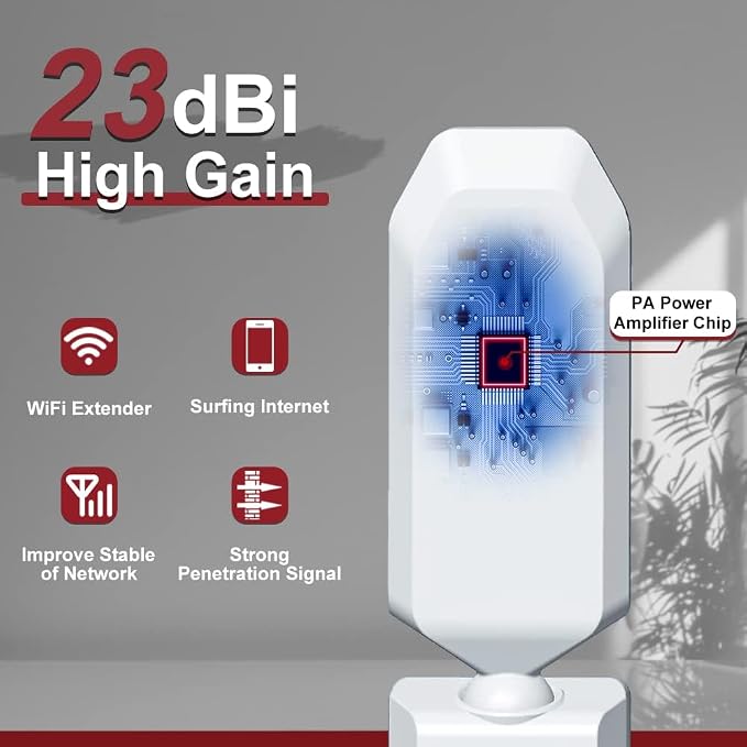 WiFi Extender 2.4GHz 300Mbps WiFi Booster, Covers 1290 Sq.ft and 25 Devices - Image 3