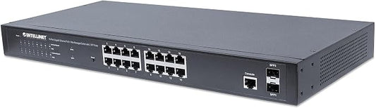 Intellinet 16 Port Gigabit Managed PoE Switch by IntellinetNetworkSolutions