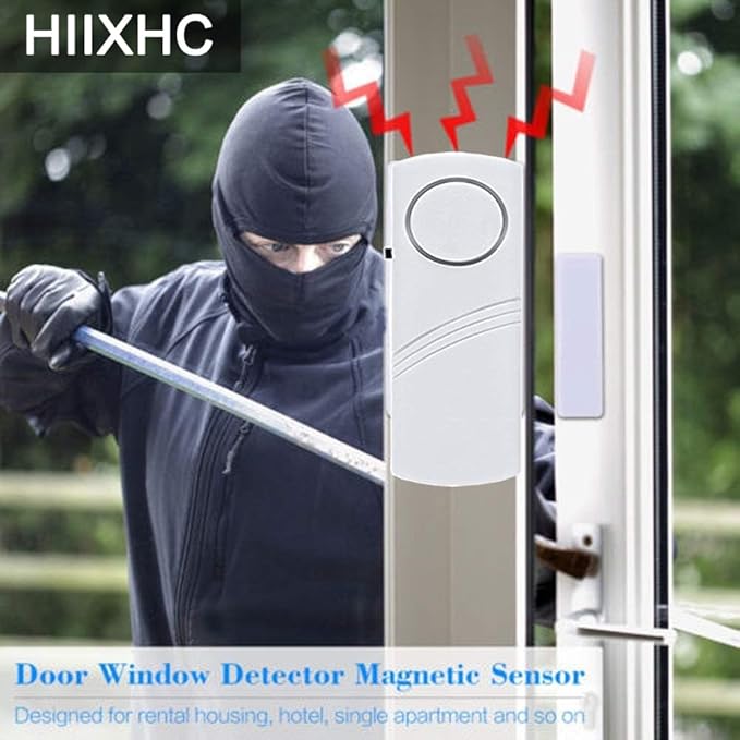 Personal Security Window & Door Alarm Bell | Wireless Sensor Door Window - Image 2