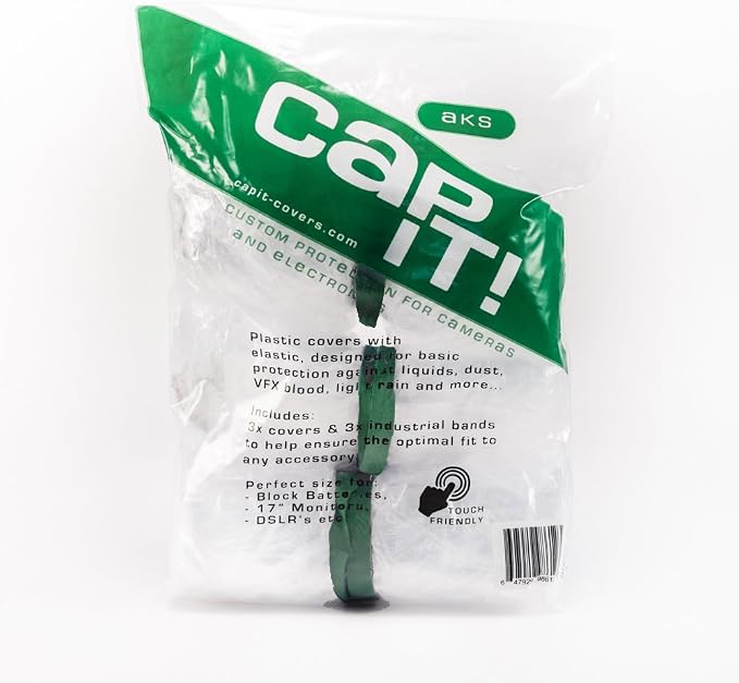 3 Pack CAP IT! Covers Camera & Electronics Protection Perfect by Unknown