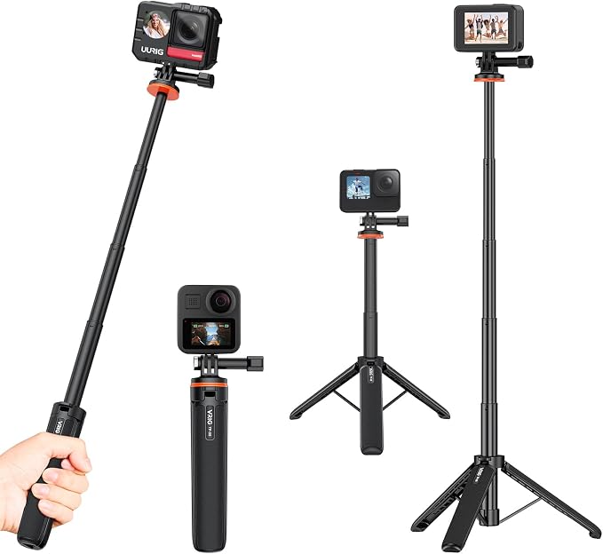 VRIG 20.1" Mini Extendable Gopro Tripod, Portable Selfie Stick Tripod by VRIGSelect