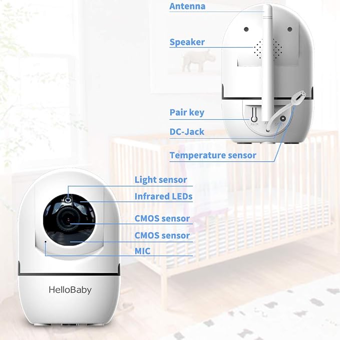 HelloBaby Video Baby Monitor - Image 8