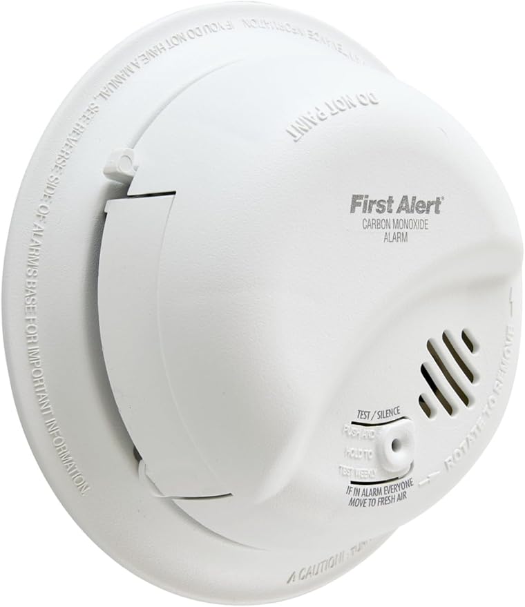 First Alert BRK Carbon Monoxide Detector, Hardwired Alarm by FirstAlert