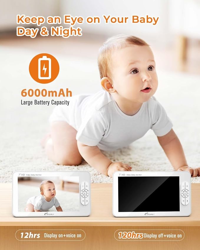 iFamily 7" Large Split Baby Monitor - Image 4