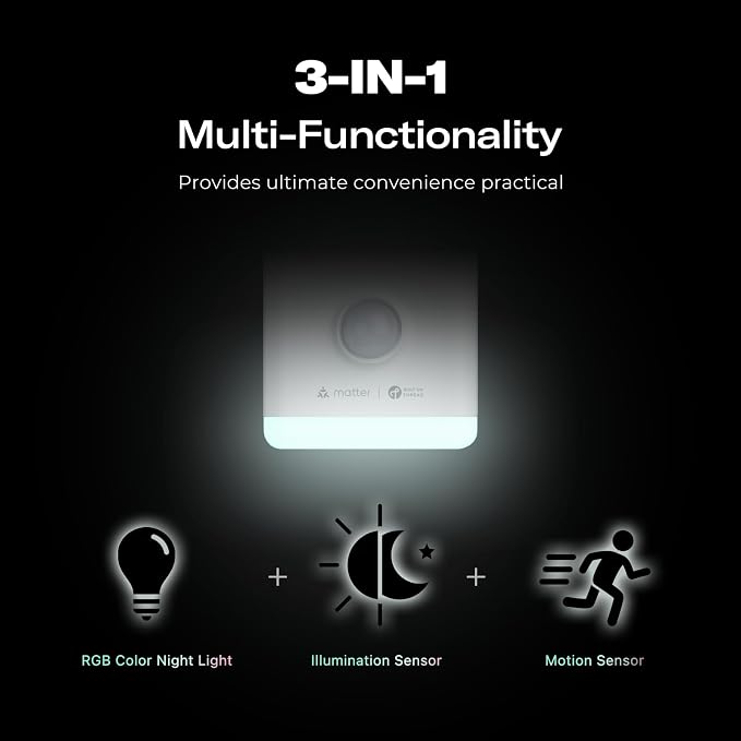 THIRDREALITY Smart Night Light-T, Support Matter Over Thread, 3-in-1 RGB Color - Image 2