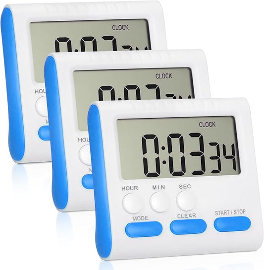 Mudder 3 Pack Digital Kitchen Timer by Mudder