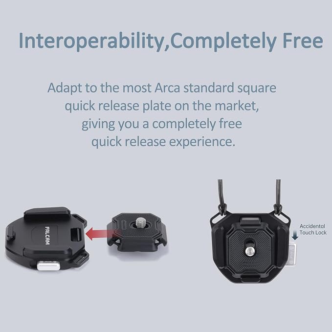 FALCAM F38 Quick Release Backpack Clip Mount - Image 3