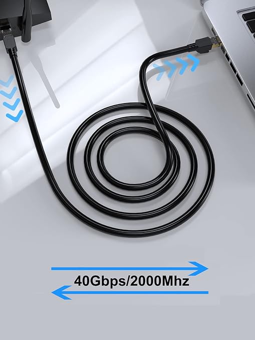 Cat 8 Ethernet Cable 15 ft Shielded, Indoor&Outdoor, Heavy Duty High Speed - Image 5