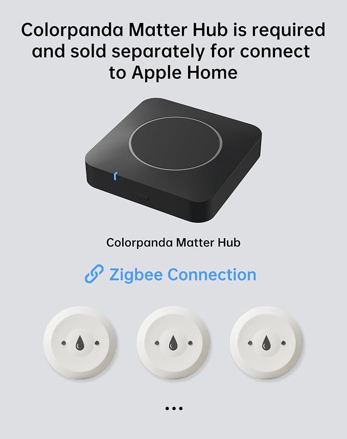 Water Leak Sensor, Zigbee Wireless Water Leak Detector - Image 3
