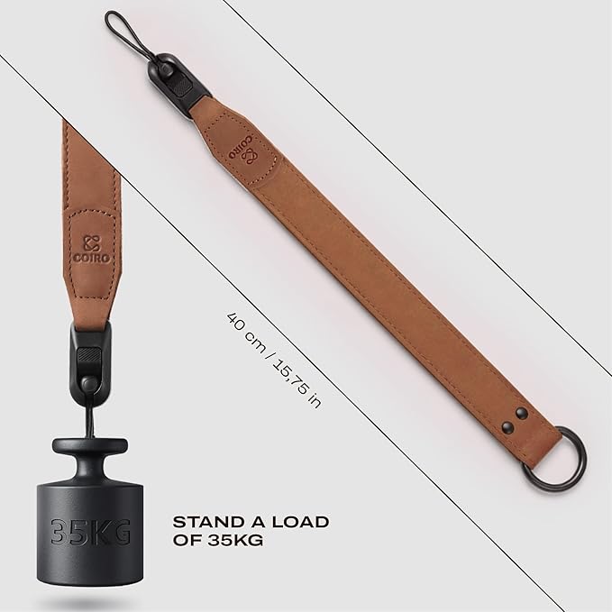 C Coiro Leather Camera Wrist Strap - Image 4