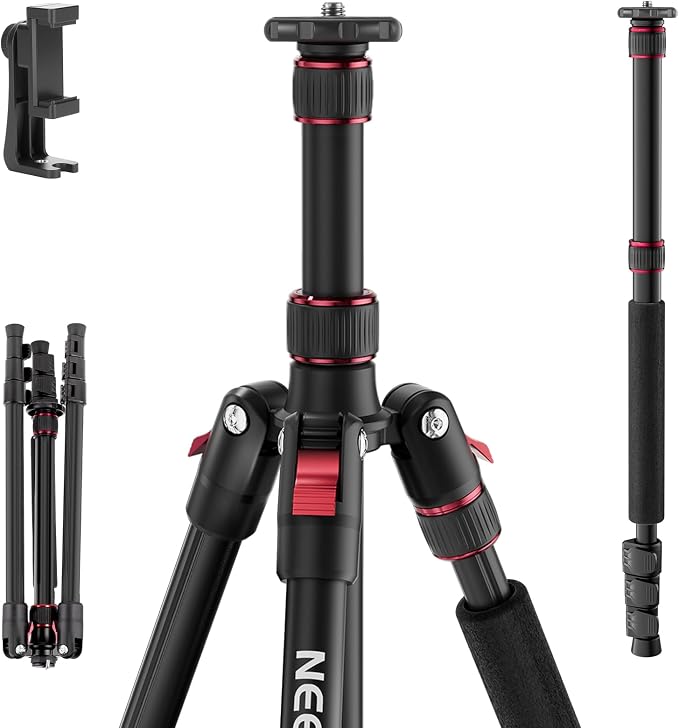 NEEWER Basics TP15 Camera Tripod Monopod, Ball Head Not Included by Neewer