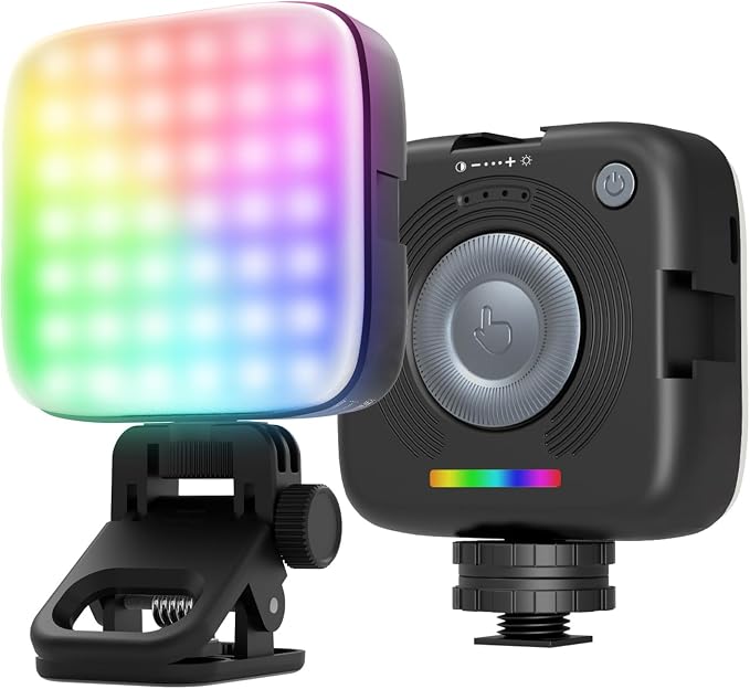 NEEWER Entry Level Version Magnetic RGB Camera Light, 126 LEDs Clip on Portable by Neewer