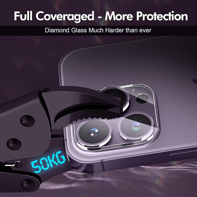 3PCS Rear Back Camera Lens Protector Tempered Glass - Image 5