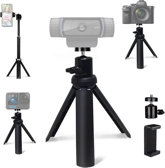 NexiGo Lightweight Mini Tripod for Camera/Phone/Webcam, Extendable Stand by NexiGo