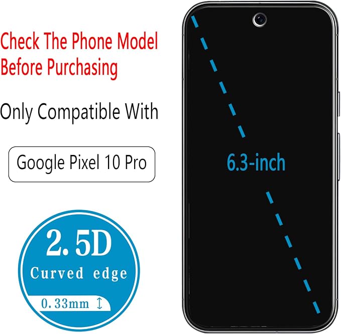 2 Pack Tempered Glass Screen Protector - Image 3