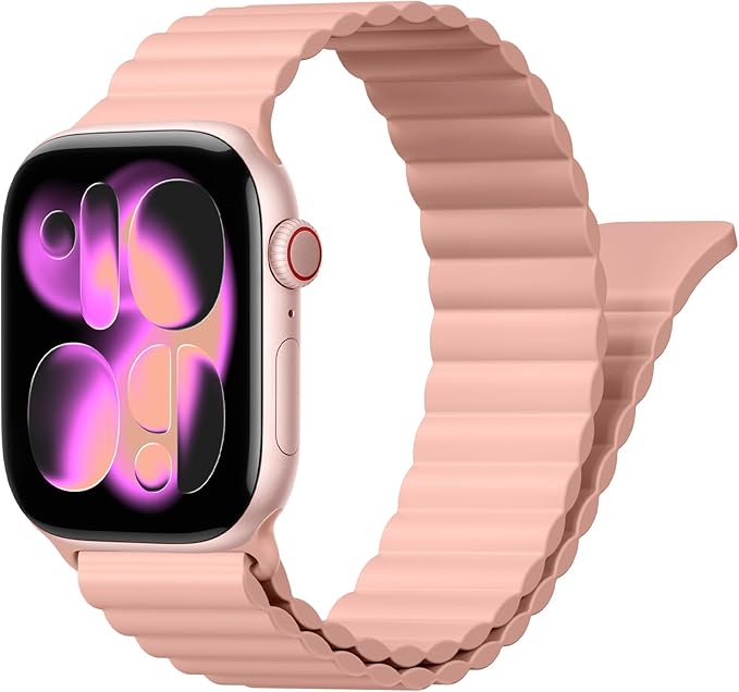 Magnetic Sport Bands for Apple Watch Band 40mm 38mm 41mm 42mm 44mm 45mm 46mm by BXUXOHS