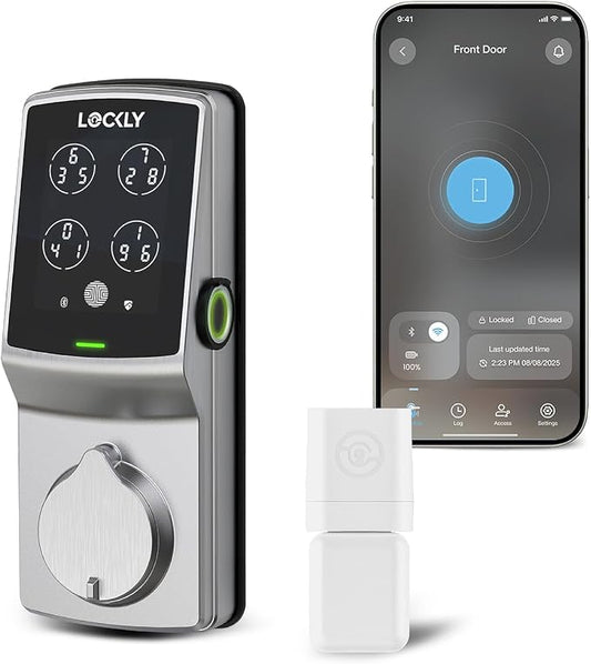 Lockly Guard Secure Pro Platinum Deadbolt PGD728WPU Commercial Smart Lock – by Lockly