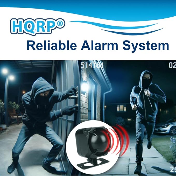 HQRP Electronic Alarm Siren 20W DC12V Universal Replacement Security Alarm Siren - Image 7