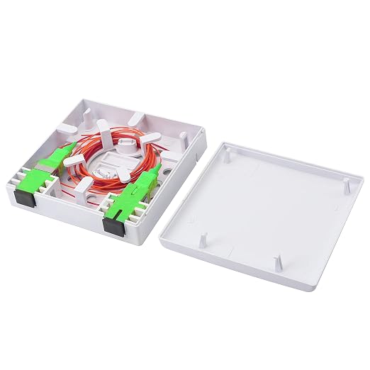 GELRHONR FTTH Fiber Panel Box Enclosure, 2 Core Fiber Optic Terminal - Image 5