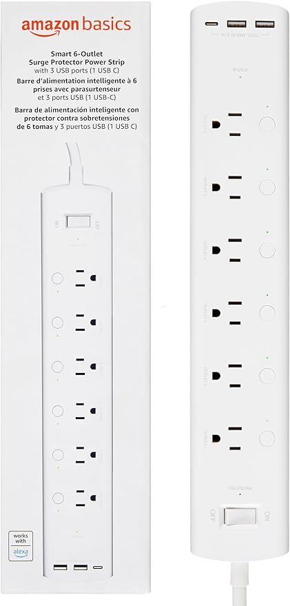 Amazon Basics Smart Plug Power Strip by AmazonBasics