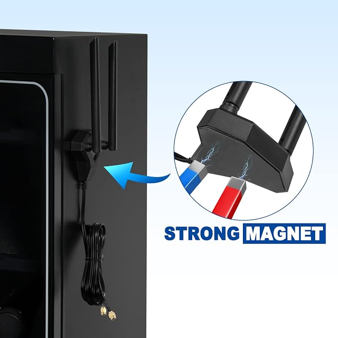 Eightwood Dual Band WiFi Antenna 2.4GHz 5GHz RP-SMA WiFi Antennae - Image 4