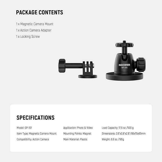 NEEWER Basics Magnetic Camera Mount - Image 7