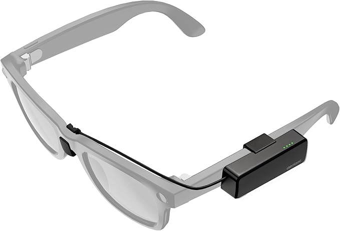 On-the-Go Battery Pack for RayBan Meta Glasses, Ultra-Light Wearable Mini Power by Unknown