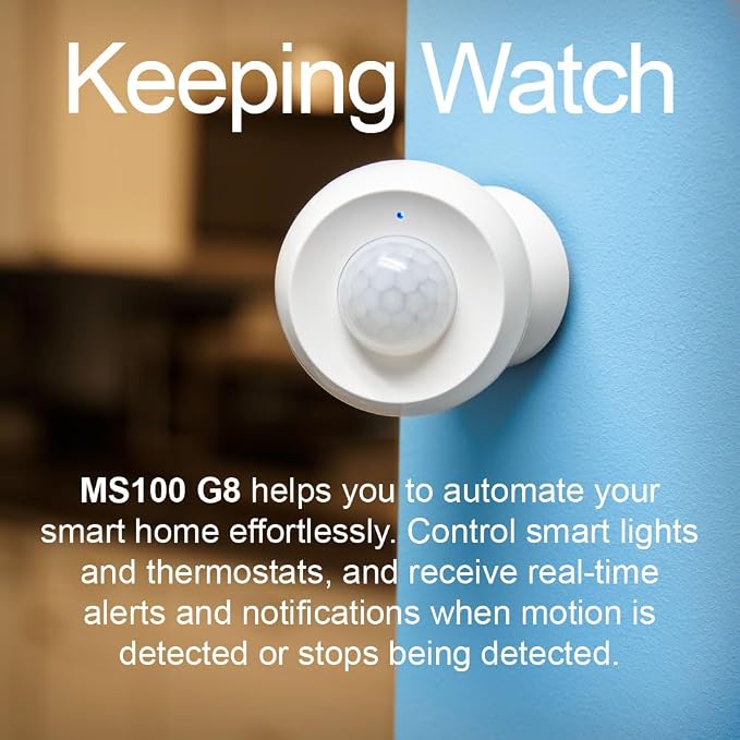 HomeSeer Smart Motion Sensor, 800 Series Mesh & Long Range Z-Wave Technology - Image 2