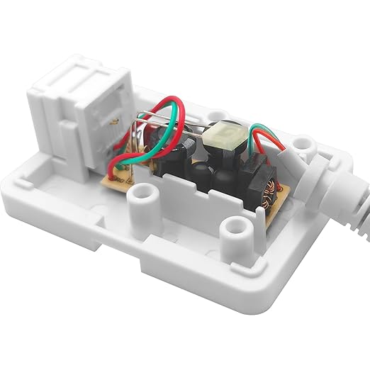 NECABLES DSL Filter for Phone Line 6 Inductors Version RJ11 6P2C Male to Female - Image 3