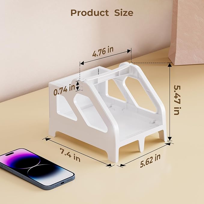 MUNBYN Label Holder for Rolls and Fan-Fold Labels, Thermal Sticker Roll Holder - Image 5