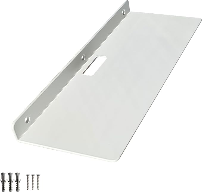 Floating Shelves for Wall, Small White Shelves Wall Mounted Shelf for Bathroom by YUjieSTC