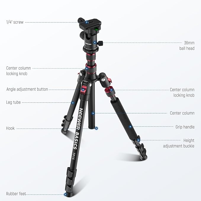 NEEWER Basics Camera Tripod Monopod - Image 8