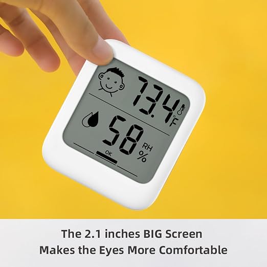 HATUSOKU Pack of 2 Digital Thermometer and Hygrometer - Image 4