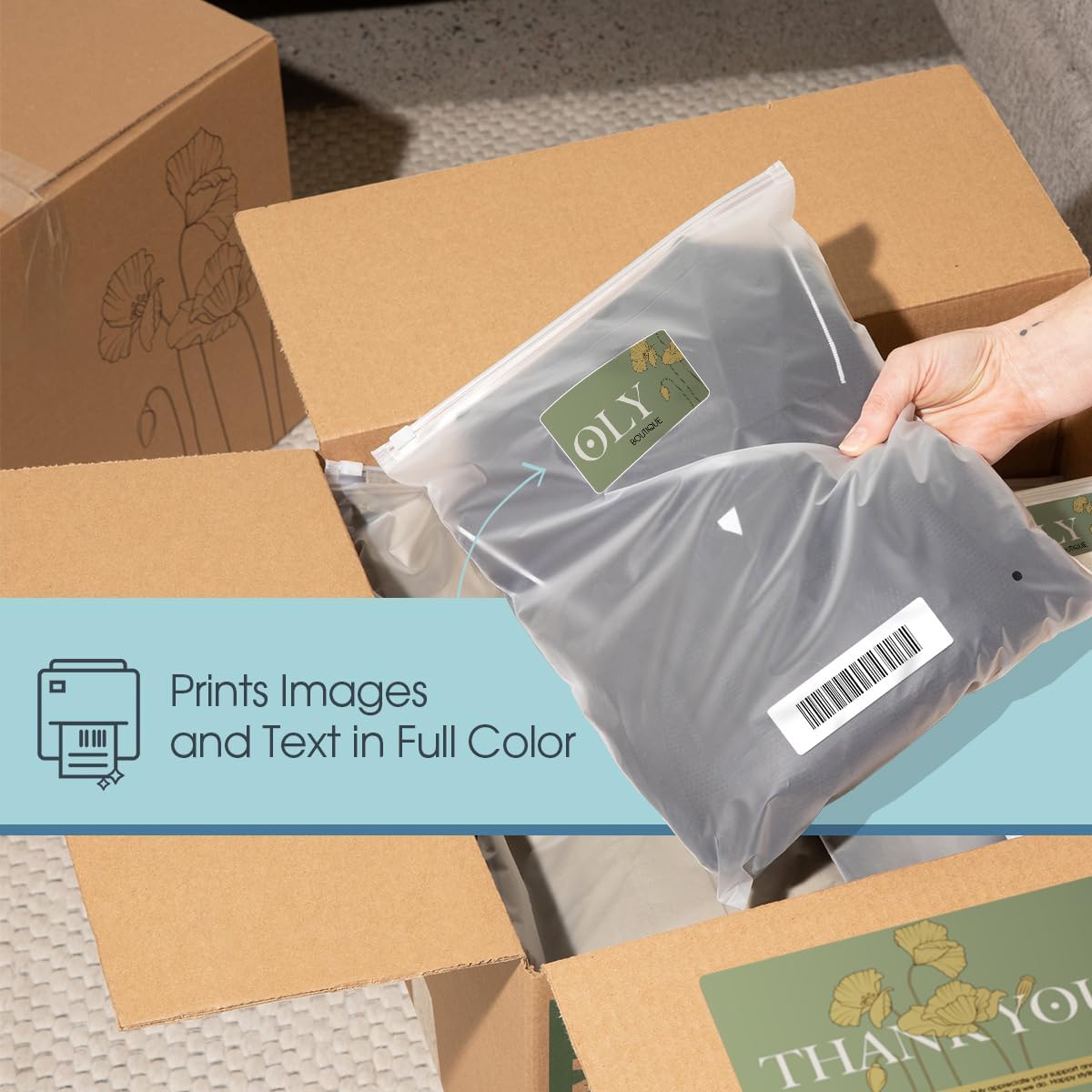 4" X 2 1/2" Printable Shipping Address Labels Compatible with Inkjet and Laser Printers - 500 Sheets, 4000 Total Matte White Paper Stickers for Mailing Packages and Envelopes - Spartan Industrial