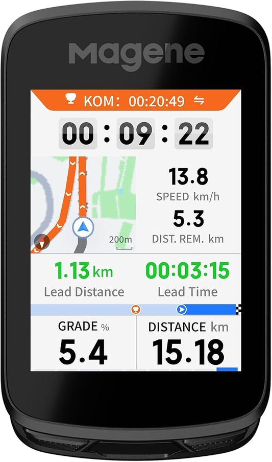 Magene C606 Pro GPS Bike Computer – 2.8" Transflective Touchscreen, 25Hr Battery by Magene