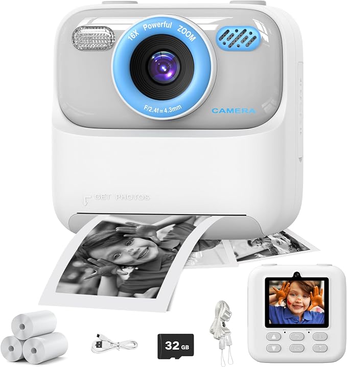 masterbee Kid Camera Instant Print Photo, Birthday Gifts by masterbeeKidsCameras%7E