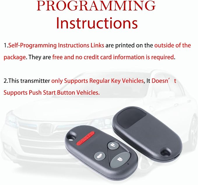 MechanMagic Key Fob Remote Replacement Fits - Image 3