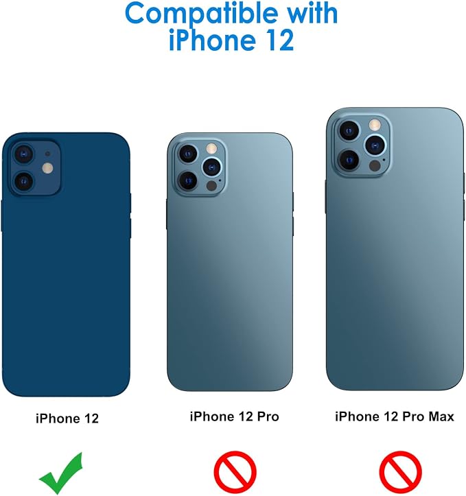 JETech Camera Lens Protector for iPhone 12 6.1-Inch, 9H Tempered Glass - Image 2
