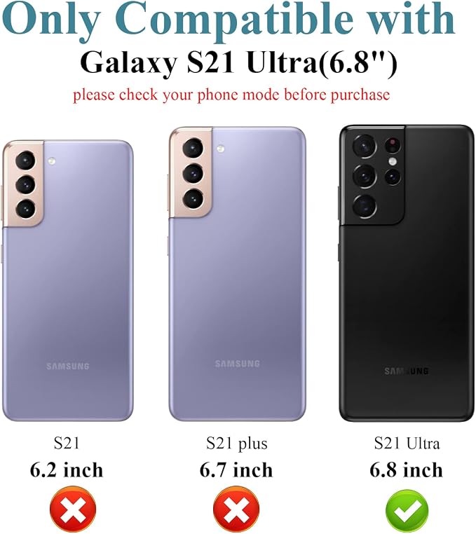 4 Pack Camera Lens Protector for Galaxy S21 Ultra, 9H Tempered Glass Camera - Image 2