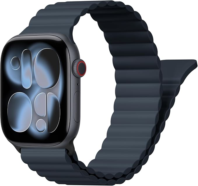 Magnetic Sport Bands for Apple Watch Band 40mm 38mm 41mm 42mm 44mm 45mm 46mm by BXUXOHS