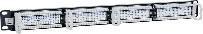 Intellinet 24 Port Cat5e Network Patch Panel Wall Mount– 1U Rack Height - Image 4