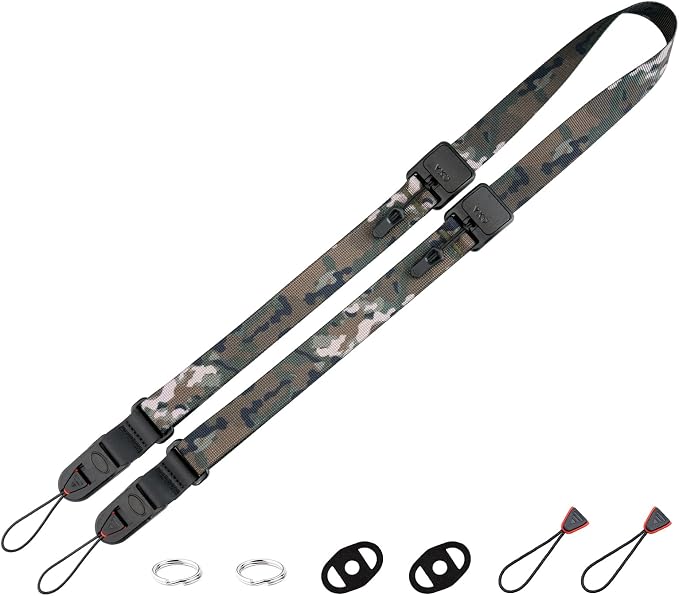 VKO Camera Strap, Quick Release Crossbody Adjust Neck Shoulder Strap by VKO