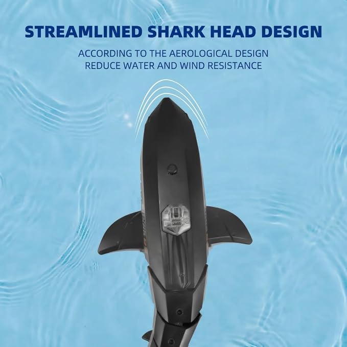 Remote Control Shark Pool with HD Underwater Camera, 2.4G Electric RC Fish Boat - Image 8