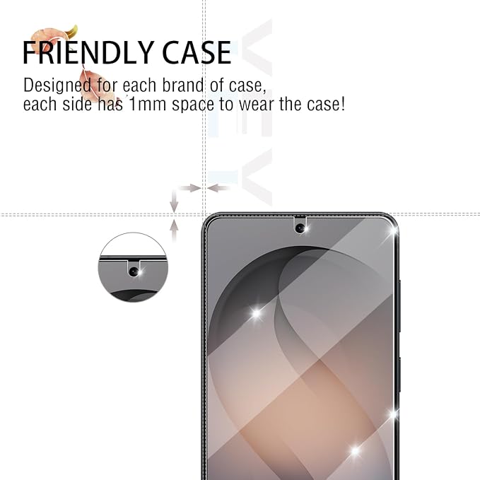 Galaxy S26 Plus Screen Protector + Camera Lens Protector, Full Coverage - Image 5