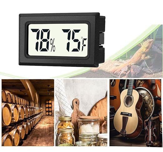 JEDEW 2 Pack Mini Digital Hygrometer Thermometer Gauge, Indoor Outdoor - Image 6