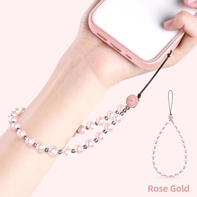 Phone Charm Beaded Strap Cute Cell Phone Wrist Straps String Accessories Hand - Image 3