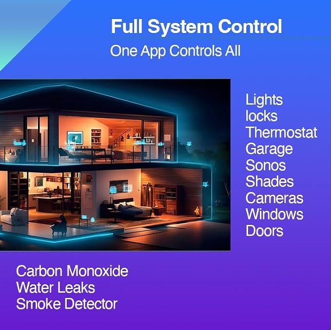 Qolsys IQ Panel 4: Wireless Smart Home Security System Alarm Panel - Image 2